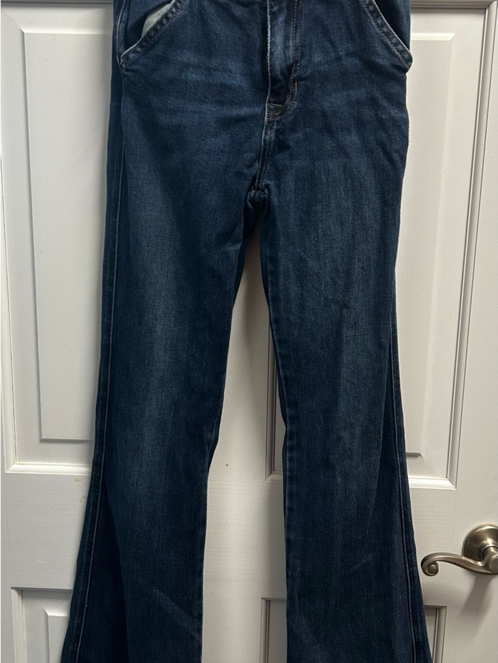 Dark Indigo Wide-Leg Jeans for Women